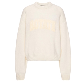 Rotate Crewneck Sweater, Egret